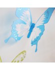 18 pzs pegatina de pared de mariposa de cristal 3D, pegatina artística, decoración para el hogar de pegatinas para la pared, peg