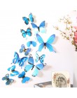 12 pzs pegatinas de pared de mariposas, pegatinas de pared, decoraciones para el hogar de Año Nuevo, papel tapiz de PVC de marip