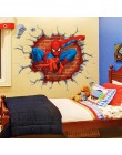 45*50cm caliente agujero 3d famosa película de dibujos animados spiderman pegatinas de pared para niños habitaciones chicos rega