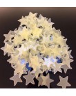 50 Uds estrellas 3D que brillan en la oscuridad pegatinas de pared luminosas fluorescentes pegatinas de pared para niños habitac