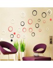 DIY etiquetas De círculos decoración interior estéreo extraíble 3D arte Pegatinas De Pared Pegatinas Muraux para Enfants