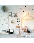 Pegatinas de puntos negros para la pared de la habitación de los niños pegatinas para guardería decoración del hogar para niños 