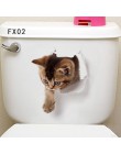 1 unid 3D Cute Cat calcomanías adhesivas de pared de la familia pegatinas de ventana de la habitación decoraciones de baño asien