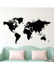 Grande 106cmX58 etiqueta de la pared del mapa del mundo para la casa que vive adhesivos de decoración de habitaciones decoración