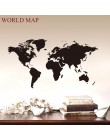 Grande 106cmX58 etiqueta de la pared del mapa del mundo para la casa que vive adhesivos de decoración de habitaciones decoración