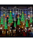 DIY Feliz Navidad pared pegatinas ventana cristal calcomanías de Festival murales de Santa año nuevo adornos navideños para el h