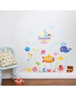Pegatinas de pared de burbujas de peces bajo el agua para habitaciones de niños baño dormitorio decoración del hogar calcomanías