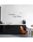 Nueva cocina es el corazón de la letra para el hogar patrón de pared pegatina PVC extraíble decoración para el hogar DIY arte MU