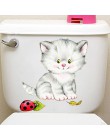 Ver Civic 20*30cm pegatinas de pared de gatos para habitaciones de niños baño decoración del hogar dibujos animados animales adh
