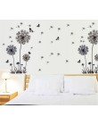 "Mariposa volando en diente de león" dormitorio sala de estar pegatinas de estilo pegatinas de pared de diseño de PVC pegatinas 