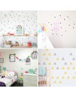 Triángulos adhesivos para pared para habitación de niños habitación de bebé calcomanías para habitación de niños habitación pega