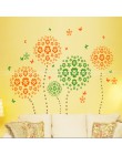 Venta de Vacaciones 108 Flores y 6 mariposas DIY pegatina de pared extraíble Calcomanía para el hogar, la habitación de estar/La