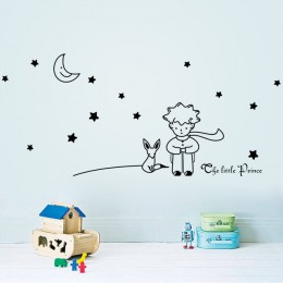 Popular libro cuento de hadas El Principito con zorro Luna estrella decoración para el hogar pegatina para las habitaciones de l