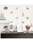 Tofok 24 Uds estilo escandinavo pared pegatinas de dibujos animados calcomanía de animal para pared habitación dormitorio Pared 