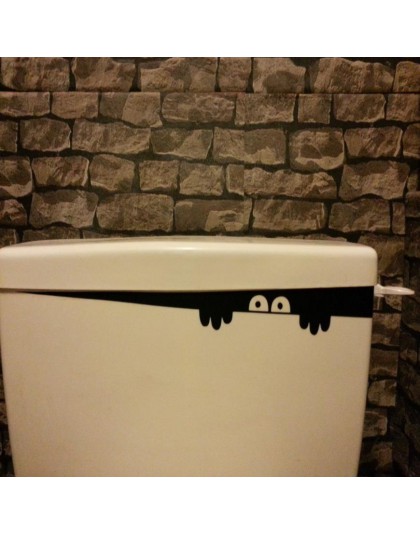 1 pieza caliente DIY divertido Peep Monster baño vinilo pegatina de la pared pegatina arte decoración removible del hogar