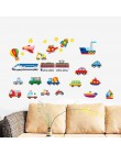 Dibujos Animados camiones tractores adhesivos de pared con diseños de automóviles niños habitaciones vehículos Póster Artístico 