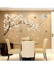 187*128cm pegatinas de pared de árbol de gran tamaño pájaros flores decoración del hogar fondos de pared para sala de estar dorm