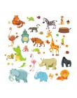 Nuevo 037 pegatinas de pared de dibujos animados de animales del mapa del mundo para habitaciones de niños decoraciones para el 