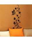 Alta calidad creativa nevera pegatina negra para pared patrón de mariposa pegatinas de pared de decoración del hogar, cocina pap
