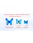 12 unids/set mariposa luminosa pegatina de pared Sala mariposas para decoración de fiesta de boda hogar 3D pegatinas de nevera p