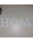 Letras inglesas nuevas pegatinas de pared de madera decoración del hogar 3D DIY letras creativas modernas clásicas pegatinas de 