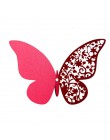 12 Uds. Mitad hueco 3D mariposa pared pegatina para boda decoración del hogar mariposas en la pared habitaciones decoración pega