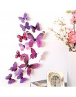12 Uds. Pegatinas de pared de mariposas 3D calcomanías en la pared calcomanía de arte escritorio decoración del hogar para Pegat