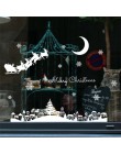 Pegatinas de Navidad de ventana de año nuevo restaurante centro comercial decoración ventana de cristal de nieve removible ornam