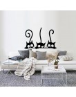 Precioso 3 negro lindo adhesivo de gato para pared Moder adhesivos de gato para pared niñas vinilo decoración del hogar lindo ga
