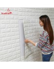 DIY Auto adhesivo 3D etiquetas para paredes de ladrillo sala de estar decoración espuma revestimiento de paredes impermeable pap