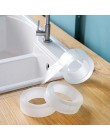 Pared esquina línea pegatina de cerámica PVC impermeable cinta para cocina accesorios de baño autoadhesivos transparentes