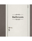 Envío Gratis pegatina de pared Vintage baño decoración Puerta de baño vinilo calcomanía transferencia decoración Vintage cita ar