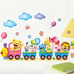 Calcomanías de dibujos animados para decoración de pared de coche para niños dormitorio para habitación de niños póster Mural pe