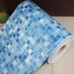 5 M/10 M nuevo baño azulejos impermeable pared pegatina vinilo PVC mosaico autoadhesivo Anti aceite pegatinas papel pintado DIY 