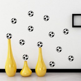 20 unids/set deportes niños dormitorio arte vinilo pared pegatina personalizada fútbol pelota de fútbol pared pegatina para niño