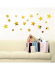 20 piezas DIY estrella espejo adhesivo artístico de pared acrílico pegatinas para sala de estar dormitorio pegatinas muraux Ades