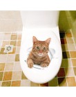 Adhesivos para interruptor de pared en 3D con gatos vivos para baño, calcomanías decorativas de Kicthen, decoración de animales 