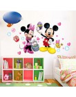 Nuevo lindo Mickey Minnie Mouse pared pegatinas vinilo calcomanías niños guardería bebé habitación Decoración