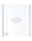Etiqueta engomada de la pared de la decoración del hogar del PVC de la princesa de kawuder calcomanías de la puerta de la habita
