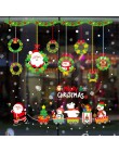 2019 nueva etiqueta engomada de la pared del hogar de Santa Claus Feliz Navidad calcomanías de Festival murales de Santa Windows