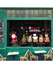 2019 nueva etiqueta engomada de la pared del hogar de Santa Claus Feliz Navidad calcomanías de Festival murales de Santa Windows
