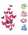 12 unids/lote PVC 3D imán mariposa pegatinas de pared mariposas decoración del hogar para la boda fiesta niños sala de estar nev