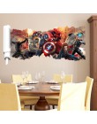 Marvel los Vengadores pegatinas pegatina pared para niños casa habitación decoración de la pared poster para guardería arte de l