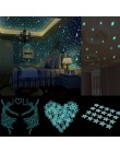 80 Uds 3D brillo pegatinas luminosas estrellas bebé dormitorio hermoso fluorescente en la oscuridad juguete Festival regalo