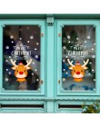 Adorable muñeco de nieve de Navidad restaurante centro comercial decoración nieve ventana de vidrio extraíble pegatinas de pared