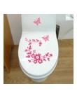 Flor y mariposa de vid pegatinas de pared de baño decoración del hogar papel pintado calcomanías de pared para el baño pegatina 