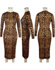 HAOYUAN Sexy Cheetah leopardo estampado Midi Vestido Mujer ropa talla grande Vestido elegante Spaghetti Strap Bodycon noche Club