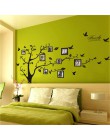 Foto familiar DIY foto árbol pájaros voladores árbol pegatinas de pared 200*250cm arte decoración del hogar sala de estar dormit