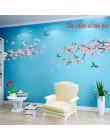 1 pieza de pegatinas de pared Sakura para niños, habitaciones, sala de estar, arte DIY PVC, hermoso árbol de flores, papel pinta