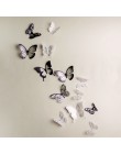 18 piezas negro y blanco 3d efecto cristal mariposas pared pegatina hermosa mariposa para niños habitación pared calcomanías dec
